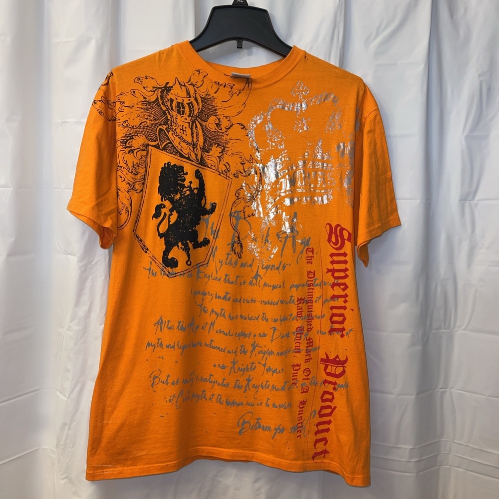 Vintage Y2K Give Me Face Urban Hip Hop Rap T-Shirt Sz L All Over Graphic Print‎